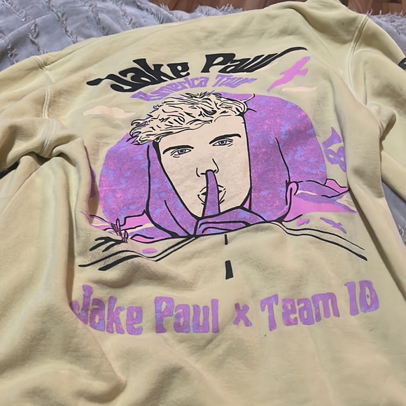 Yellow Jake Paul sweatshirt - Picture 3 of 3